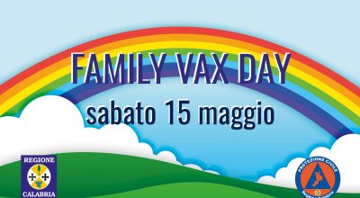 FAMILY VAX DAY- Potenziati alcuni centri vaccinali – Prenotazioni over 40 al via tra il 19 e il 20 maggio